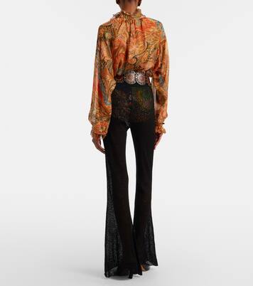 Schlaghose aus Baumwollspitze | Etro