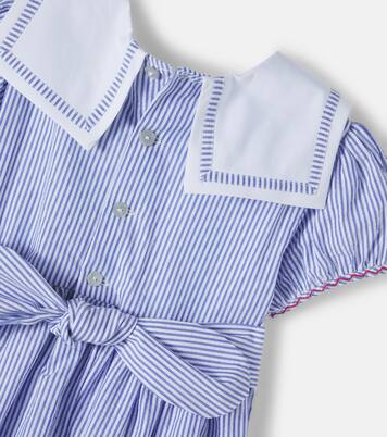 Imogen striped cotton dress | La Coqueta