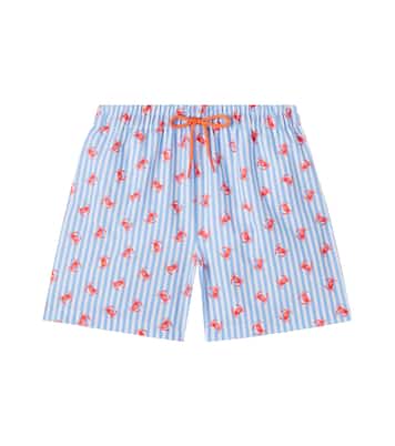 Bravo printed striped swim trunks | La Coqueta