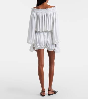 Gathered shorts | Norma Kamali