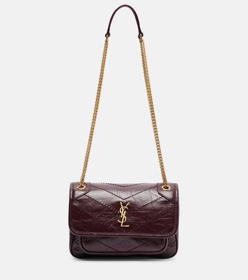 Niki Cassandre Mini leather shoulder bag | Saint Laurent