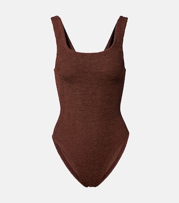 Coverage Square Neck swimsuit | Hunza G