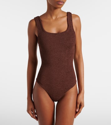 Coverage Square Neck swimsuit | Hunza G