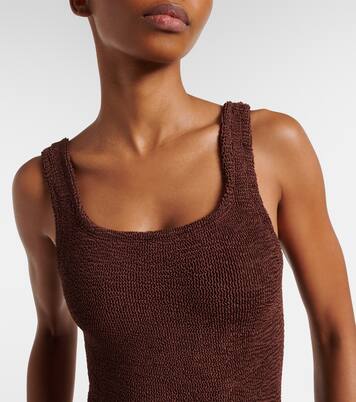 Coverage Square Neck swimsuit | Hunza G