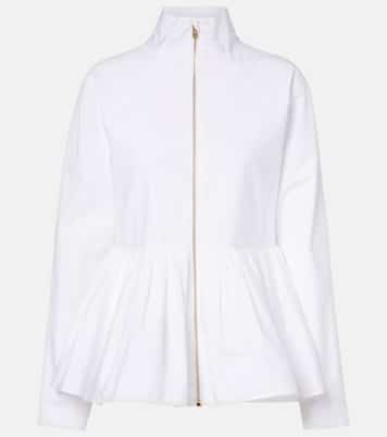Peplum cotton poplin jacket | Alaïa