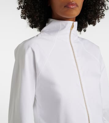 Peplum cotton poplin jacket | Alaïa