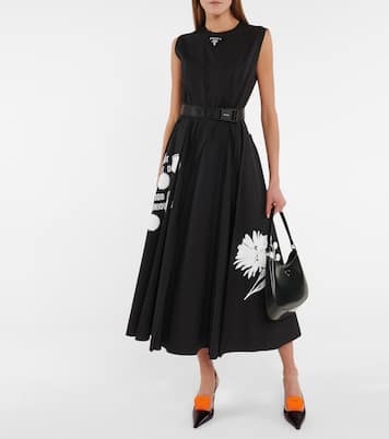 Slingback-Pumps aus Leder | Prada