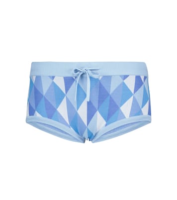Shorts a vita bassa in maglia jacquard | Dodo Bar Or