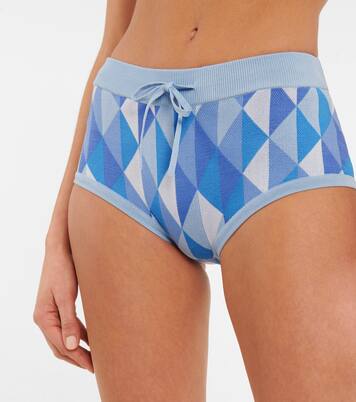 Shorts a vita bassa in maglia jacquard | Dodo Bar Or