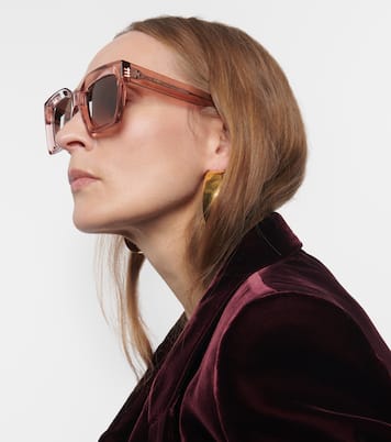 Square sunglasses in pink Celine Eyewear Mytheresa