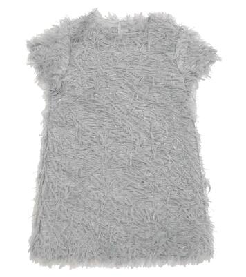 Kleid mit Metallic-Garn | Il Gufo
