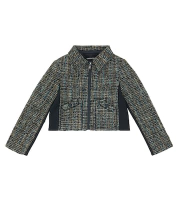 Cropped-Jacke aus Bouclé | Emporio Armani Kids