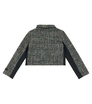 Cropped-Jacke aus Bouclé | Emporio Armani Kids