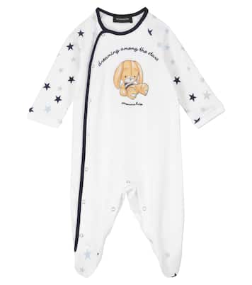 Baby - Tutina in cotone con stampa | Monnalisa