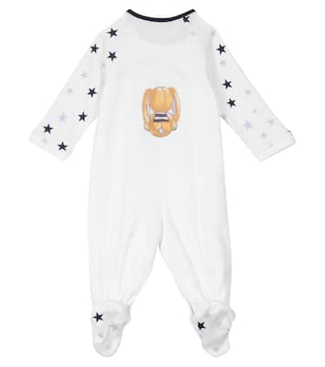 Baby - Tutina in cotone con stampa | Monnalisa