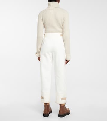 Pantalones rectos Andes sarga de algodón | Loro Piana