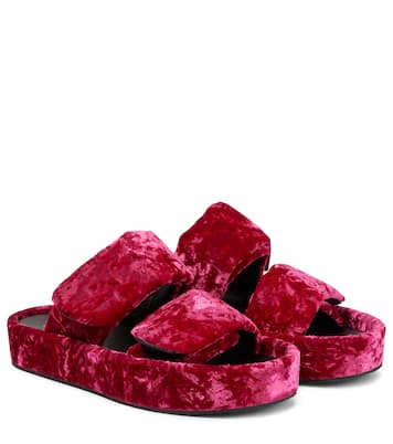 Velvet sandals | Dries Van Noten