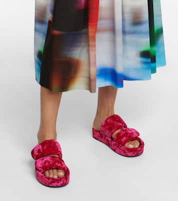 Velvet sandals | Dries Van Noten