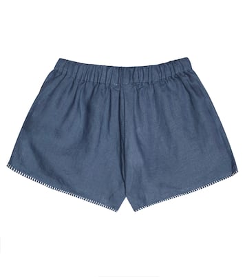 Bestickte Shorts aus Leinen | Tartine et Chocolat