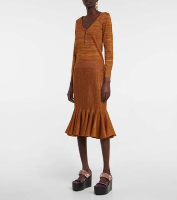 Wool-blend midi skirt | Dries Van Noten