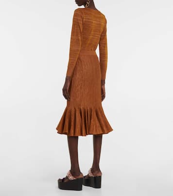 Wool-blend midi skirt | Dries Van Noten