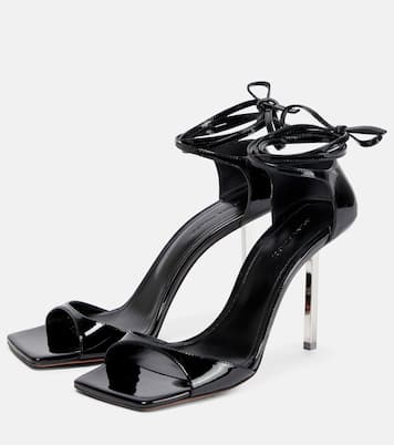 Hailey patent leather sandals | Amina Muaddi