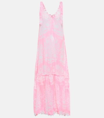 Abito midi in cotone con stampa | Juliet Dunn