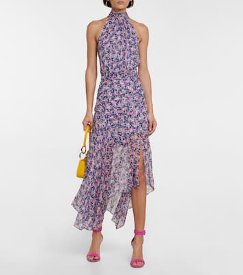 Leia printed silk midi dress | Veronica Beard