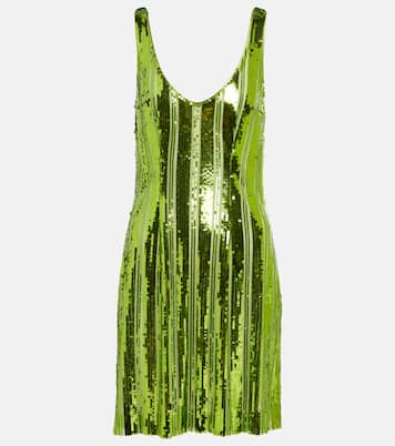 Minikleid mit Pailletten | Galvan