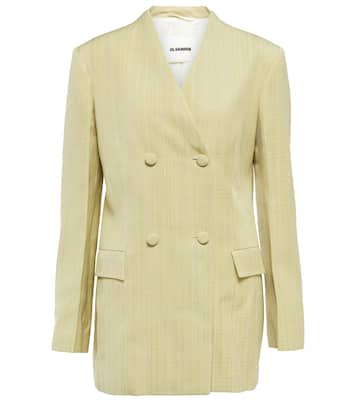 Blazer en soie mélangée | Jil Sander