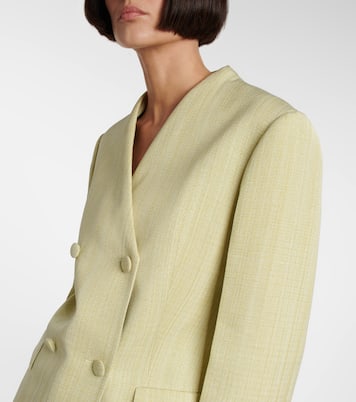 Blazer en soie mélangée | Jil Sander