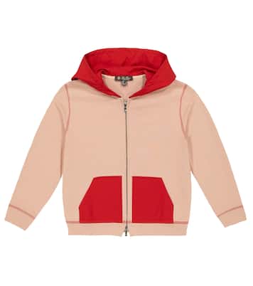 Kapuzenjacke Playground aus Jersey | Loro Piana Kids
