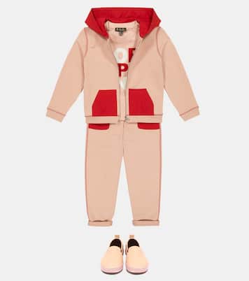 Kapuzenjacke Playground aus Jersey | Loro Piana Kids