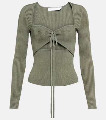 Alexia ribbed-knit top | Simkhai