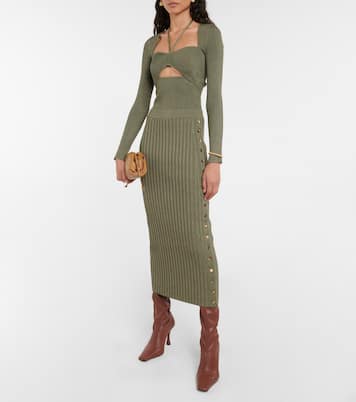 Alexia ribbed-knit top | Simkhai