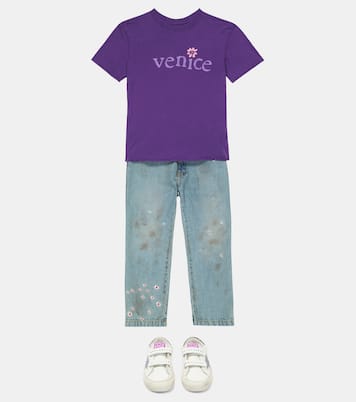 T-shirt in cotone con stampa | ERL Kids