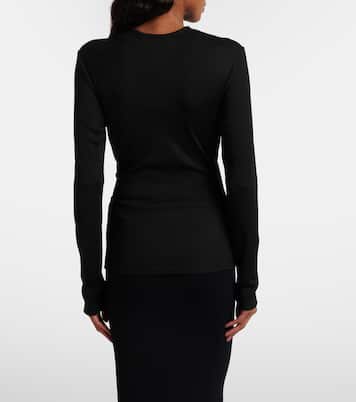 Top Pierced Orbit aus Jersey | Christopher Esber