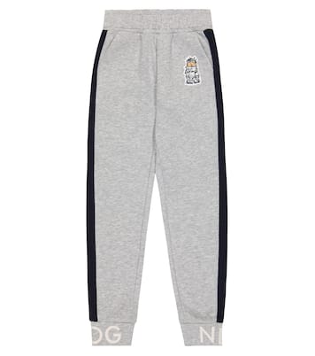 Logo cotton-blend sweatpants | Bogner Kids