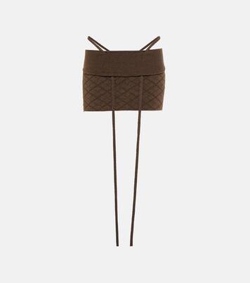 Cali knit miniskirt | KNWLS