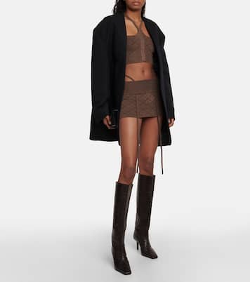 Cali knit miniskirt | KNWLS