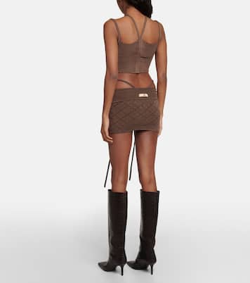 Cali knit miniskirt | KNWLS