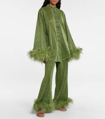 Hose Lumière Plumage mit weitem Bein | Oséree