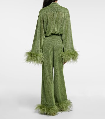 Hose Lumière Plumage mit weitem Bein | Oséree