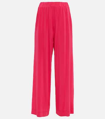Emilia wide-leg jersey pants | Max Mara