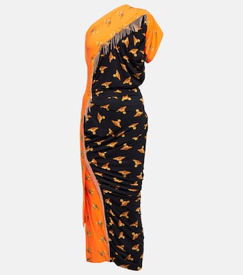 Printed one-shoulder midi dress | Vivienne Westwood