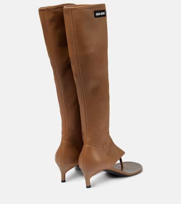 Stiefel aus Leder | Miu Miu