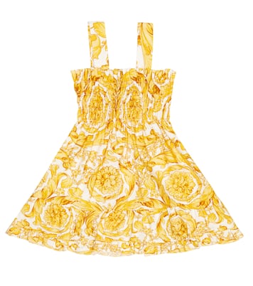 Baby - Abito Barocco in cotone | Versace Kids