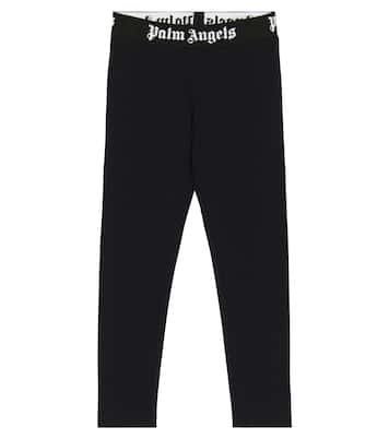 Leggings in jersey di misto cotone | Palm Angels Kids