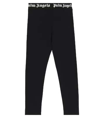 Leggings in jersey di misto cotone | Palm Angels Kids