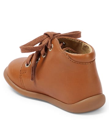 Baby leather lace-up boots | Pom d'Api